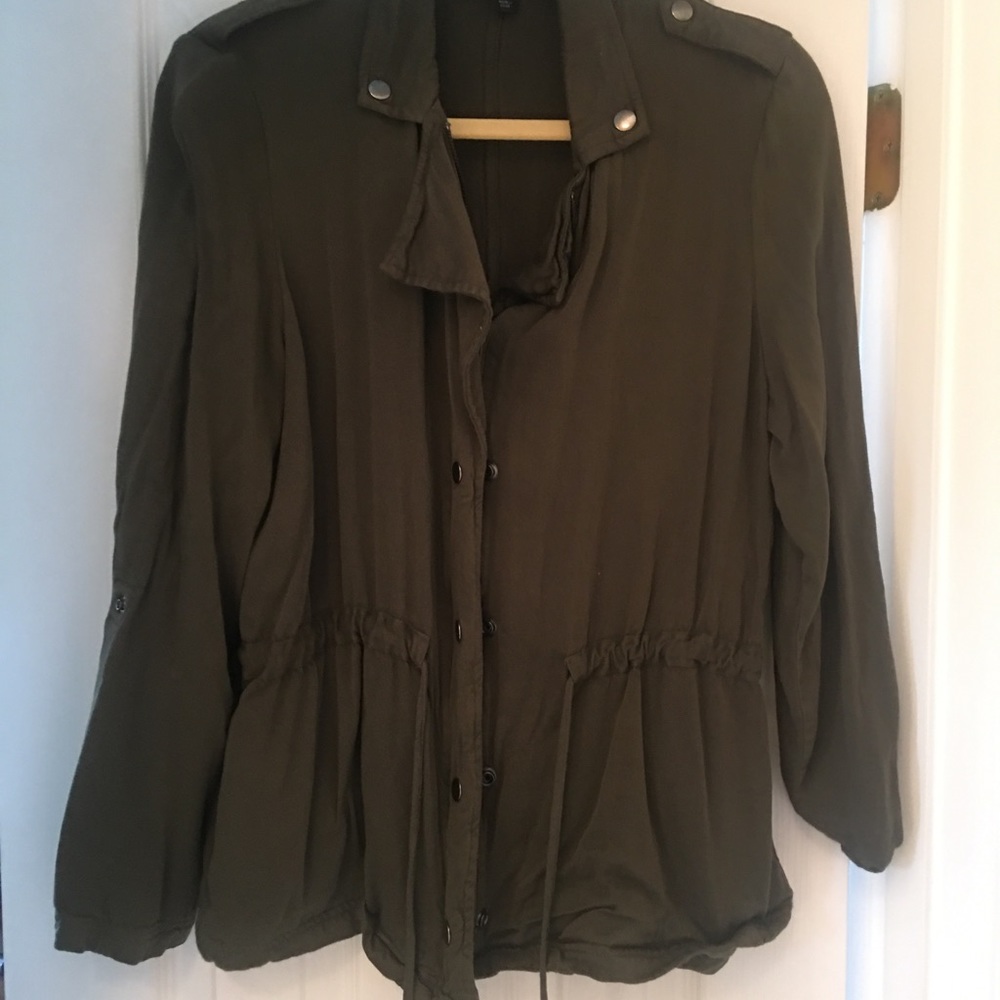 Cargo zip snap jacket